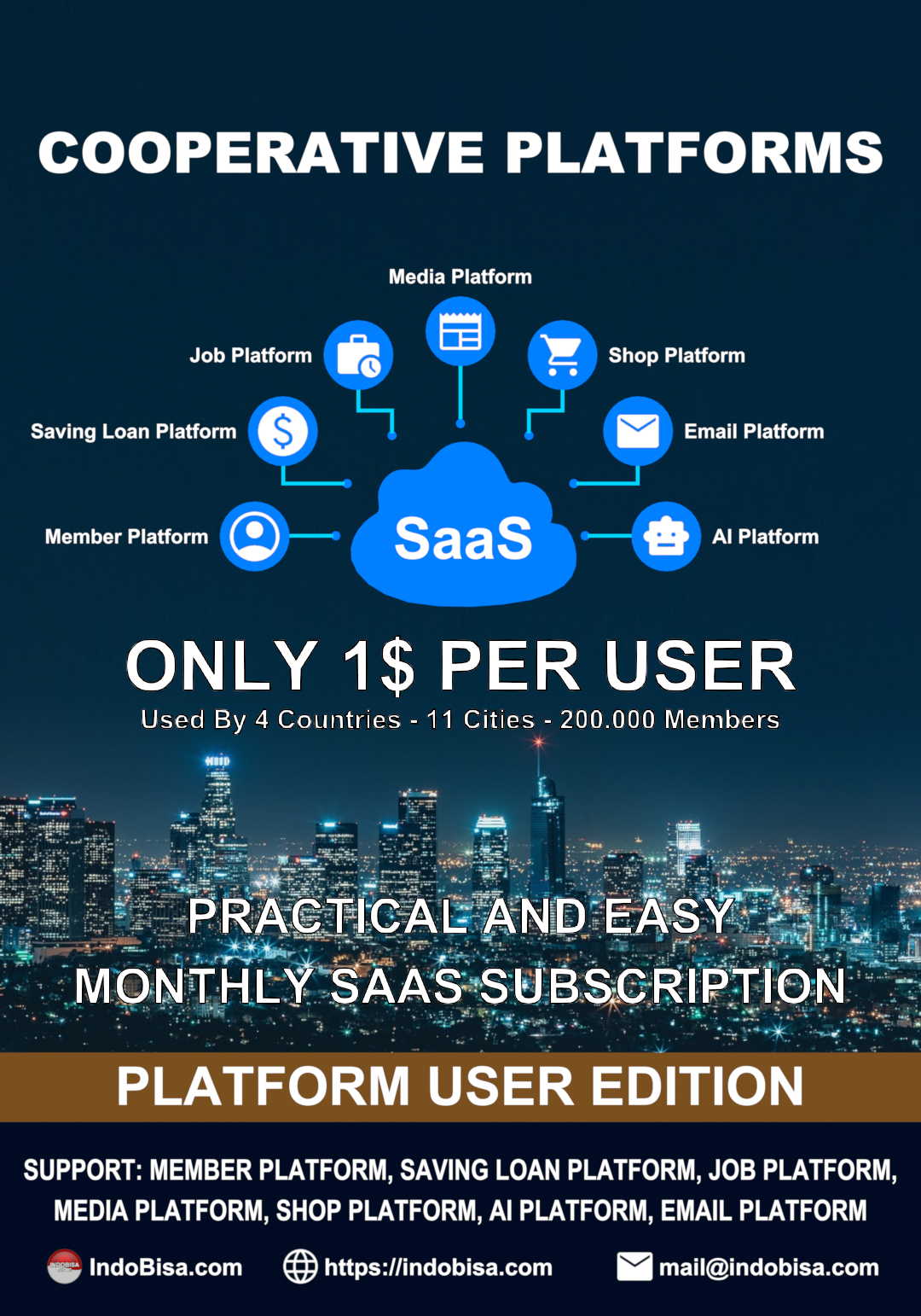 Cooperative Platform SaaS 1 Month Subscription and Services One User Package - Image 2