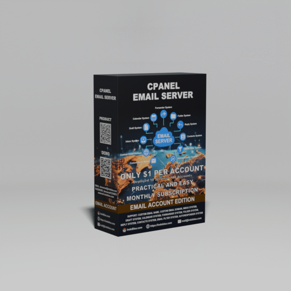 cPanel Email Server One Account 1 Month Subscription and Services Package